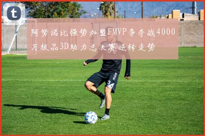 阿努诺比强势加盟FMVP争夺战4000万极品3D助力总决赛逆转走势